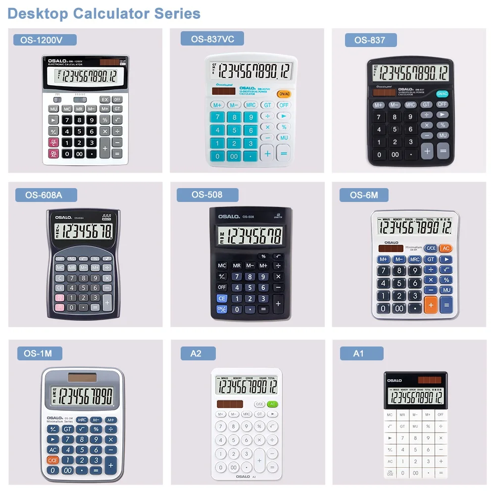 OSALO Student Calculators Mini Cute Desktop Pocket Talking Calculadora Smart Custom Pink Electronic Scientific Calculator