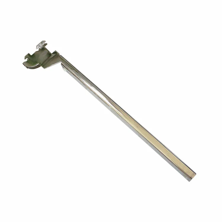 New Product Display Metal Chrome Glass Shelf Bracket for Vertical System