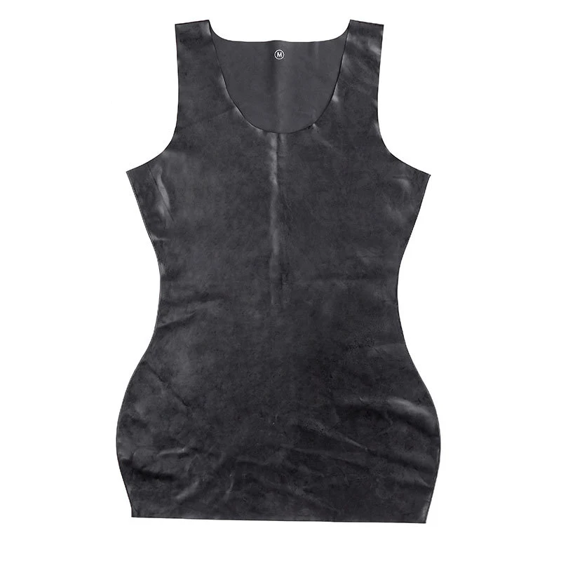 Поставка плотной латексной сексуальной юбки Европейское американское сексуальное платье тонкая женская одежда для взрослых мини латексные платья