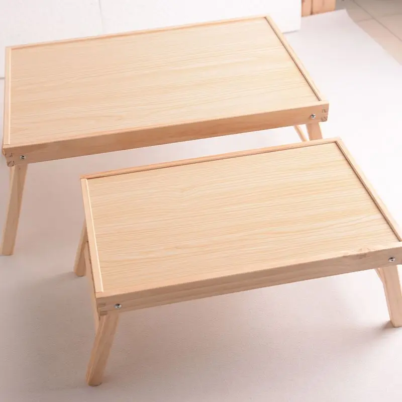 Frame Easy Bed Outdoor Picnic Small Computer Desk Generation Natural Bamboo Foldable Strand Folding Wooden Laptop Table