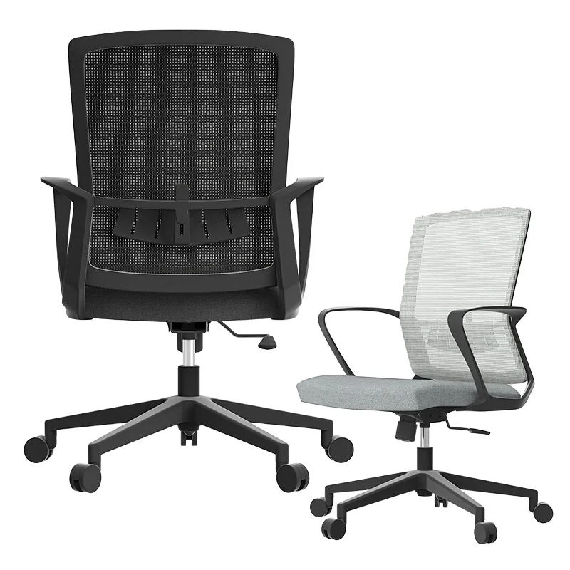 Mac Chairs on Sale New Ergonomic Computer Comfortable Staff Office Swivel Chair MID Back Office Furniture Mesh Chair
