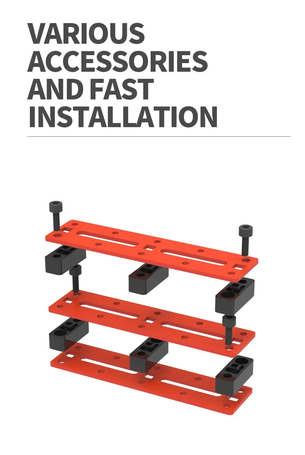 8mm steel cable buckle power cable management cable fixer wire clamp