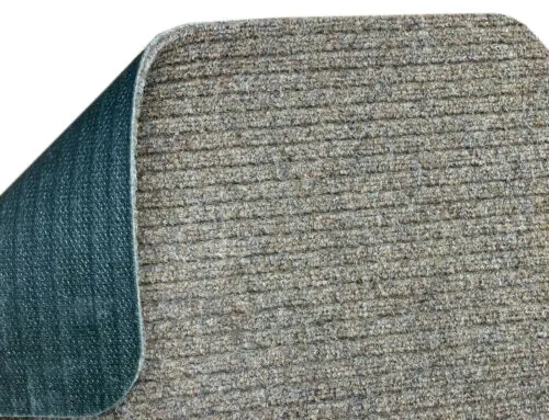 Factory directly supply polyester nonwoven needle felt floor carpet with latex gel backing anti slip durable mat