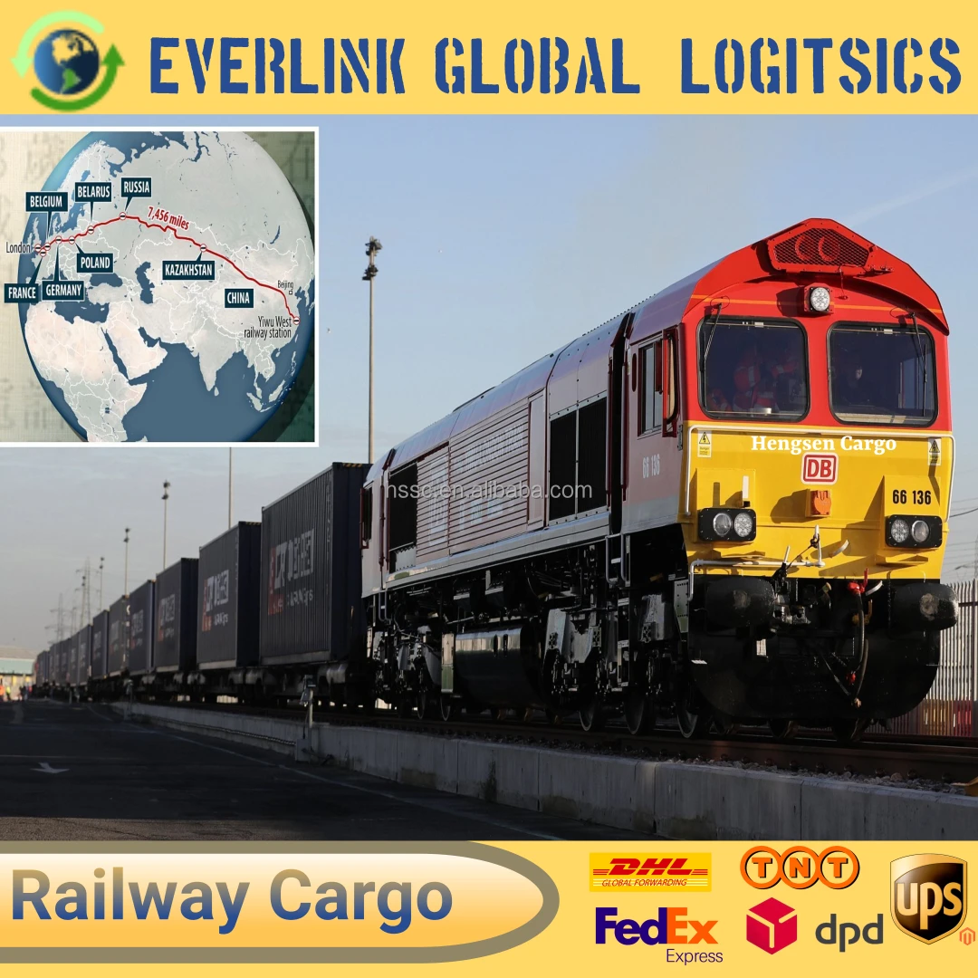 Low Price International Dropshipping Logistics Company Freight Forwarder Railway Shipping Cost China to Russia Europe