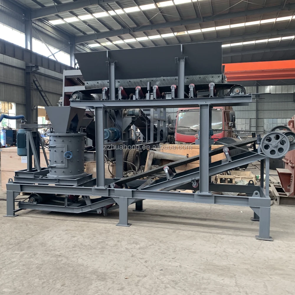 
High efficiency Vertical Shaft Impact Crusher for Mobile Limestone sand making machine stone crusher plant 
