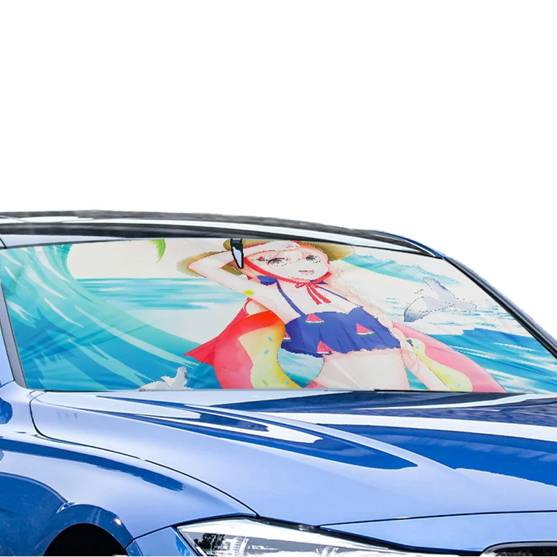 Оптовая продажа однотонный автомобильный Зонт с ручным управлением классический дизайн автомобиля зонтик крыло для взрослых путешествия солнечные пятна