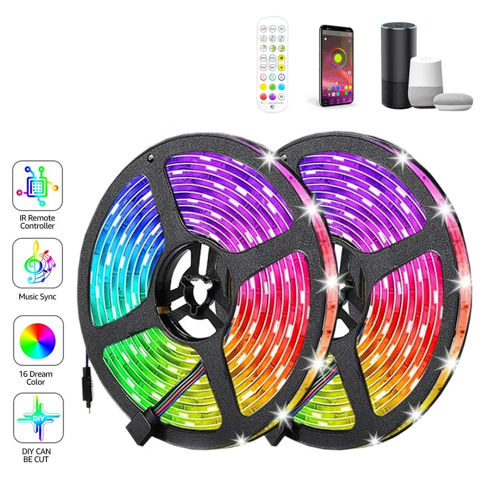 High Quality Cheap Price 5050 RGB 5 Meters Waterproof Smart LED Strip