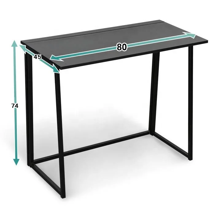 Простой дизайн, деревянная Верхняя металлическая рама, стол для ноутбука, складной компьютерный стол