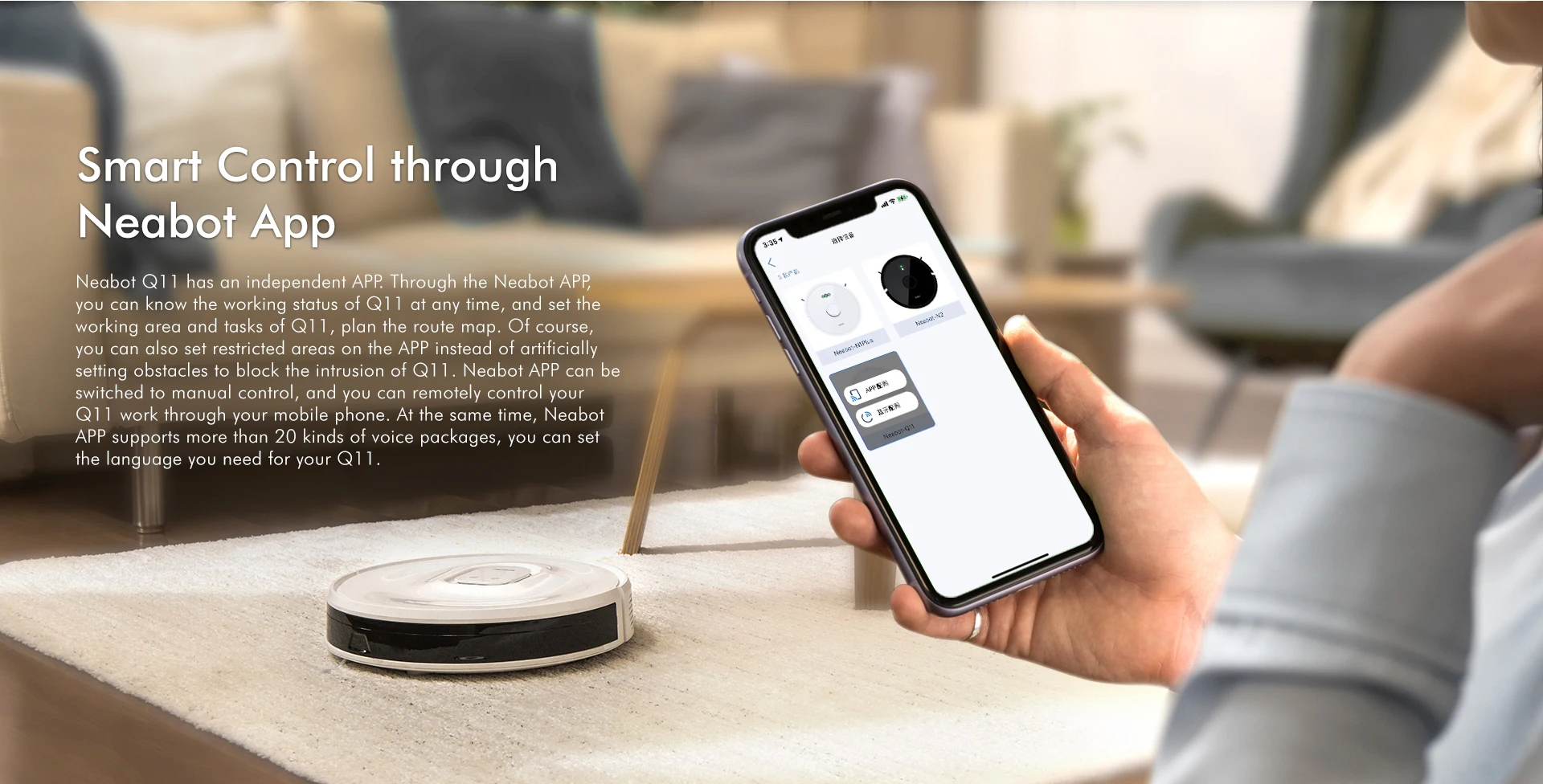 Good Robotic Vacuums with Mop 4000Pa Suction for Household and Hard Floor Cleaning Smart Vacuum