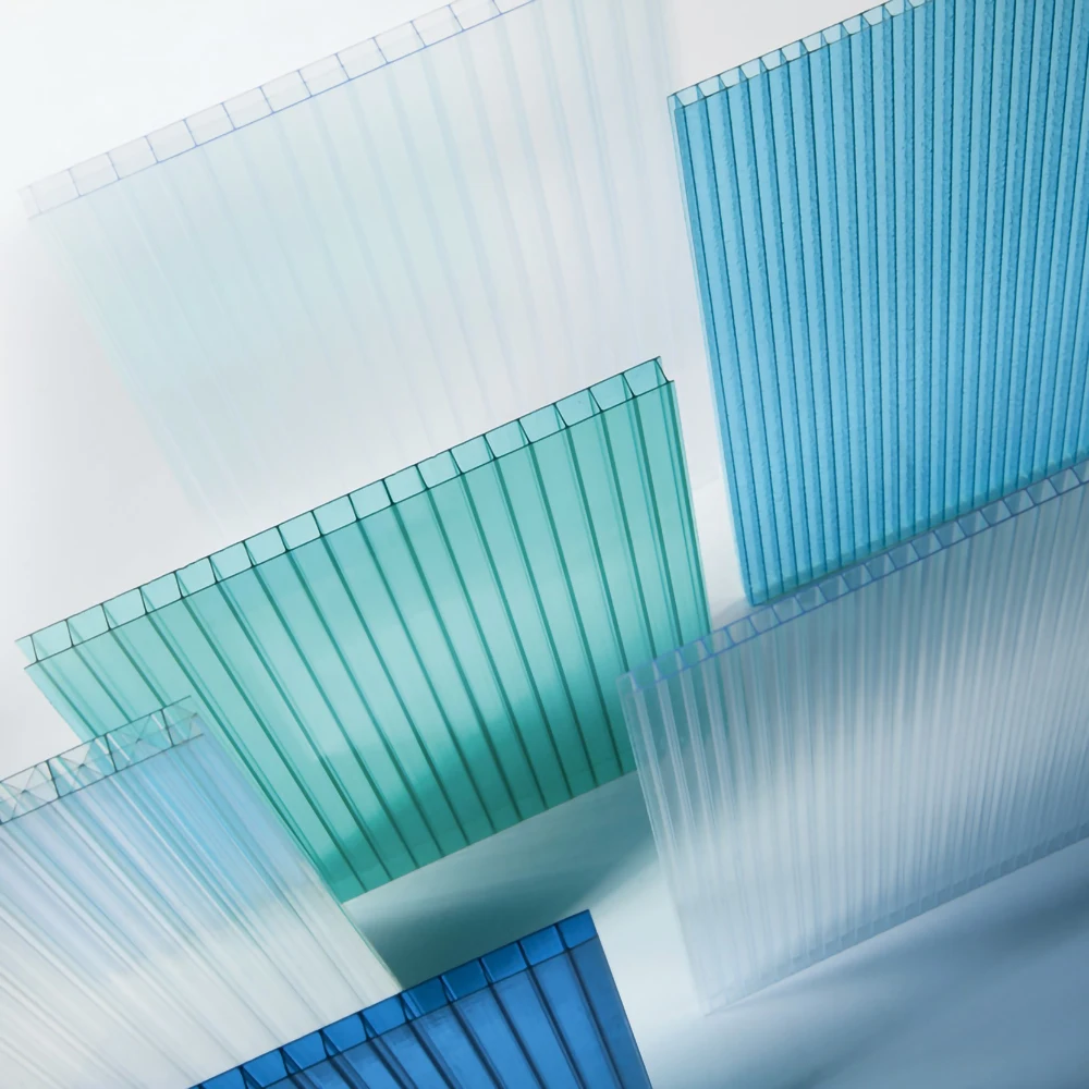 Clear customized PC sun sheets polycarbonate supplier policarbonato multi-span greenhouses 16 mm polycarbonate hollow sheet
