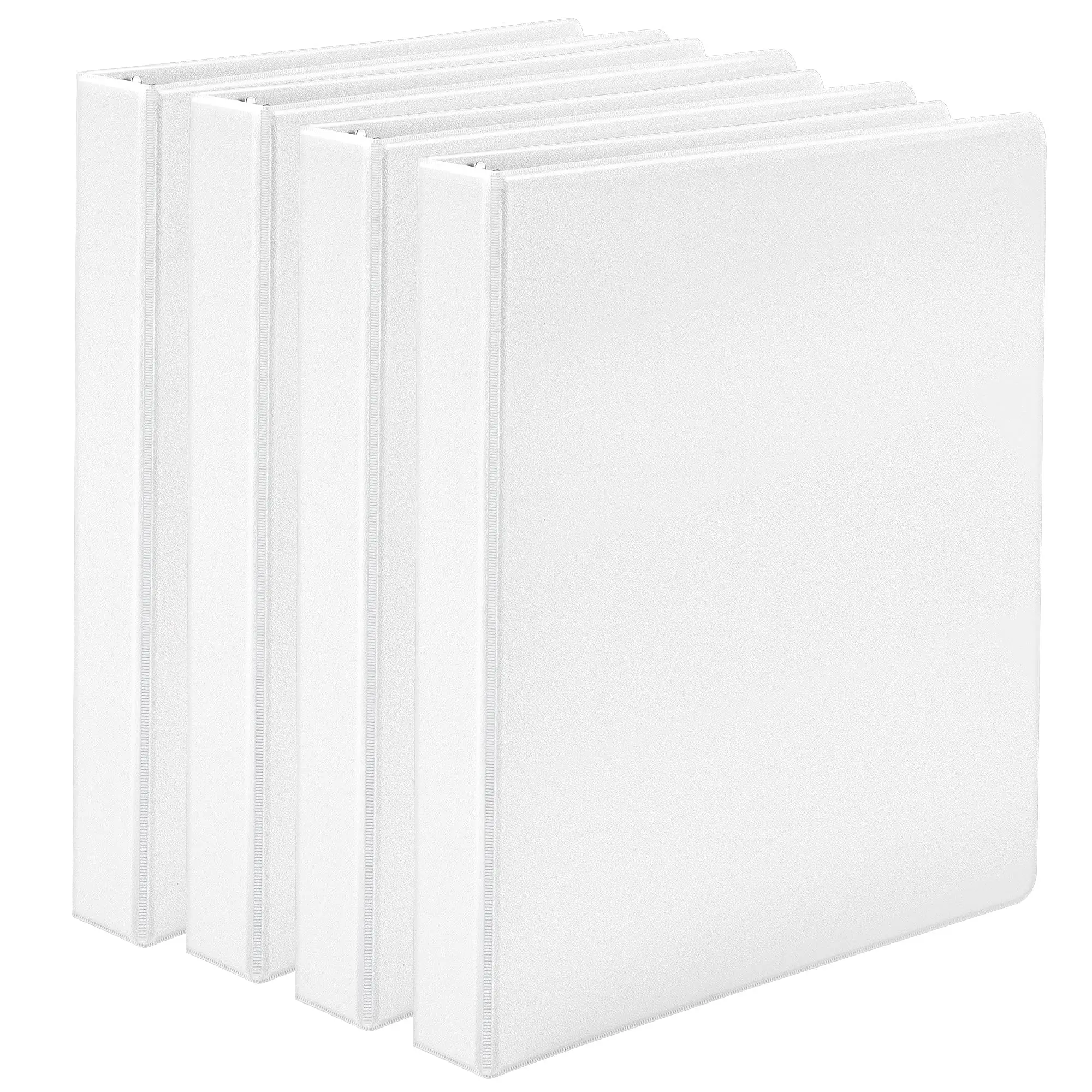 Папка для файлов белая прочная петля одно касание Легко открывающаяся папка с 3 кольцами шириной задней части 4 см