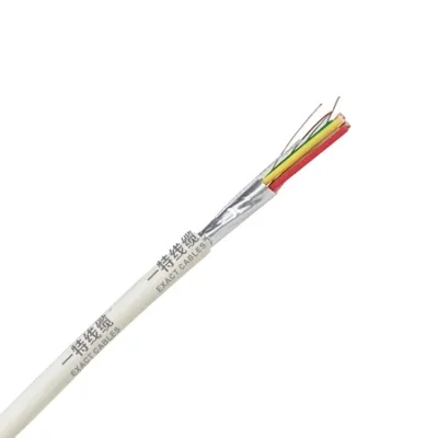 4x0.22mm2 Shielded Stranded BC Copper Conductor PVC Insulation and Jacket CPR Eca Alarm Cable Control Cable