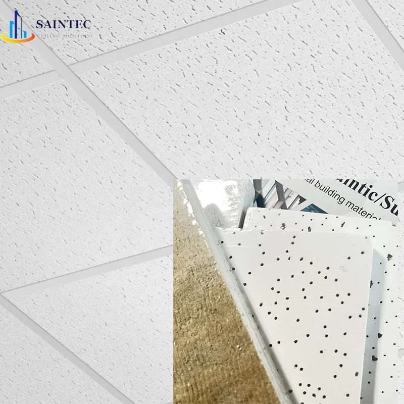 Acoustic Mineral Fibre Ceiling Tiles, Acoustic Sound Insulation Mineral Fibre Ceiling Board