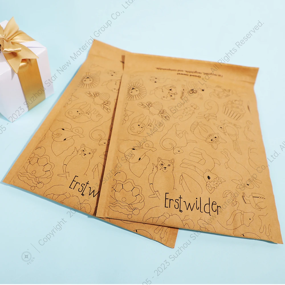 Honeycomb Eco Paper Padded Envelope Bags, Environmentally-Friendly 100% Recyclable Packaging for Transportation