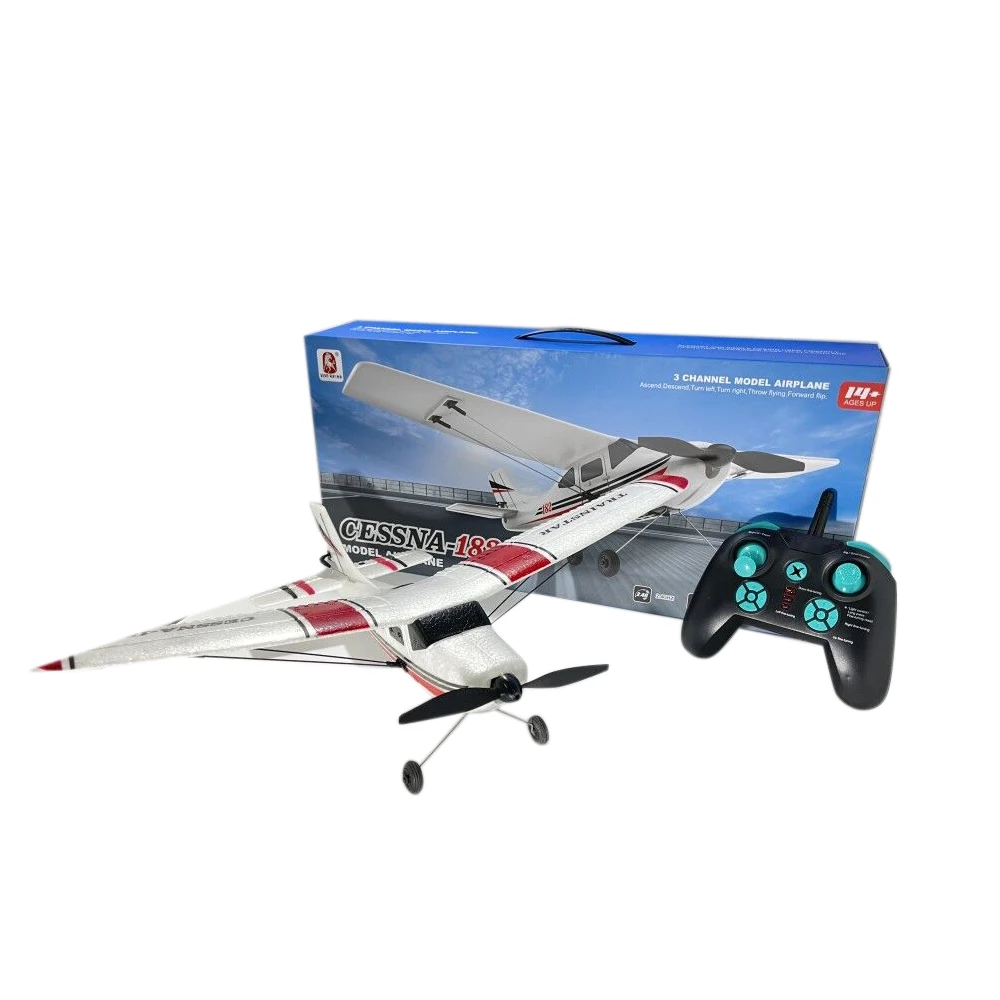 Remote Control aircraft toy 3 channel  Airliner RC glider for 2024 outdoor play