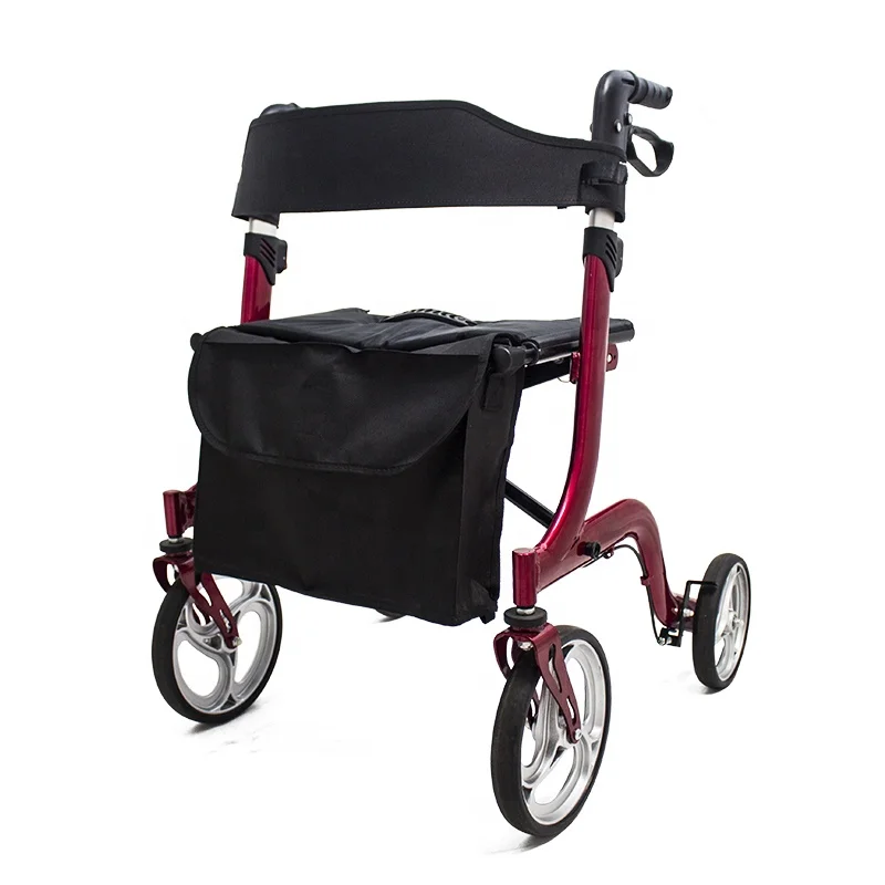 Sensitive Hand Brake For Wheelchair Support Walking Folding Rollator