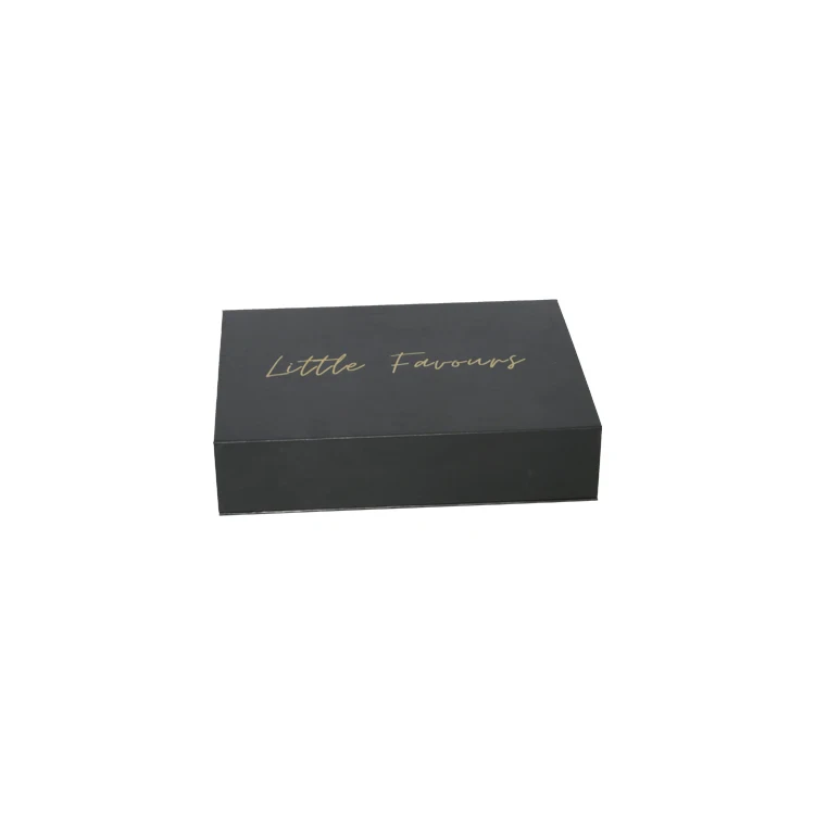 Custom Gold Foil Printing Matte Black Paper Magnets Box Essential Oil Bottle Set Packaging with Foam Insert