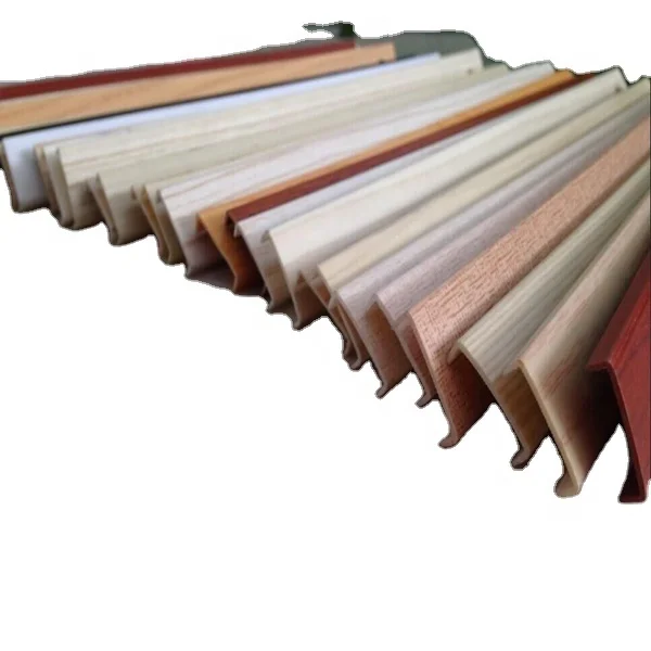 Solid Color Woodgrain u-shaped edge banding strip edge banding accessories ABS Acrylic PVC Ushape Banding Strip For Furniture
