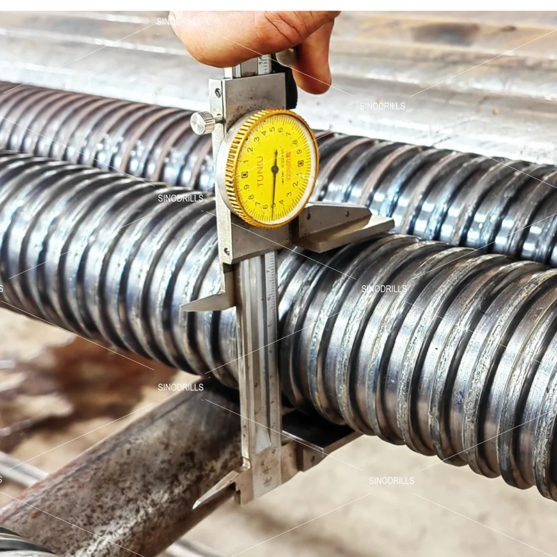 Sinodrill Tunnels and Underground Engineering Full Threaded Hollow Anchor Bar Self Drilling Anchor Bolt Mining Bolts