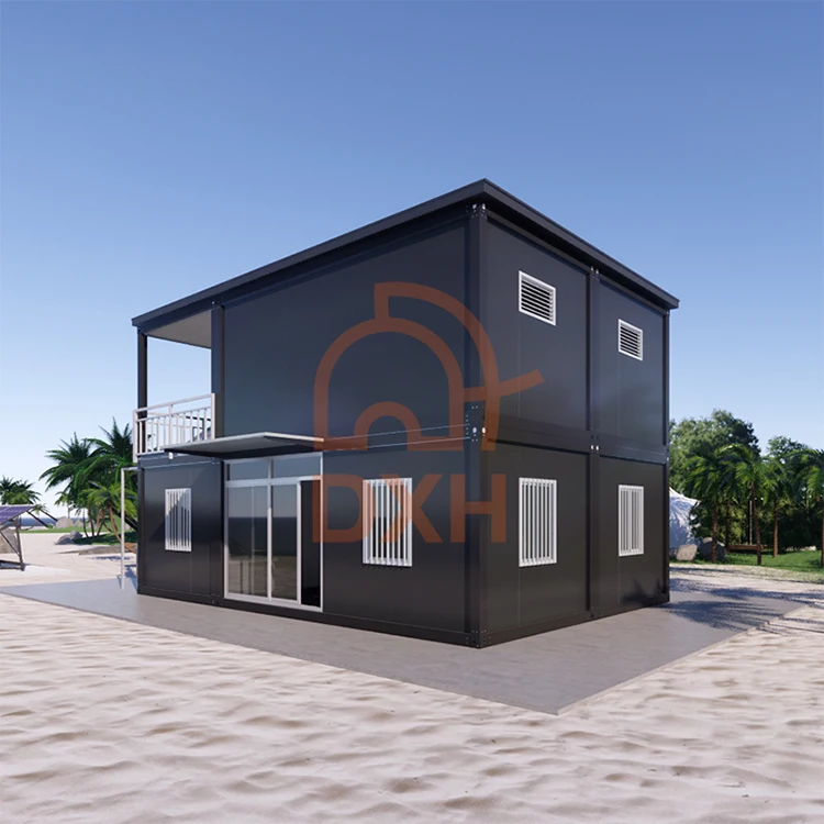 wholesale custom cheap ready made 2 storey prefabricated flat pack houses container prefab home with full bathrooms for germany
