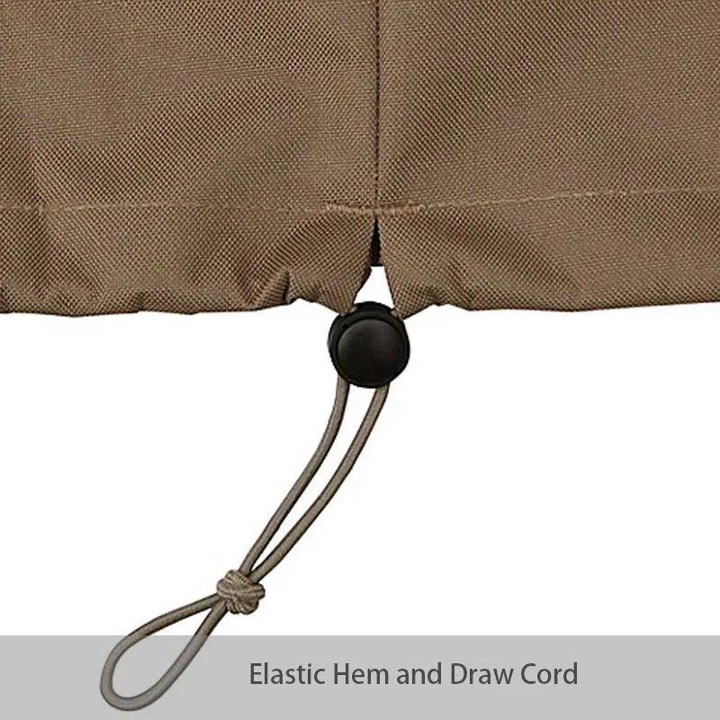 600D Oxford Polyester Portable Waterproof Anti-dust Square Outdoor Air Conditioner Cover for 4 Seasons Protection