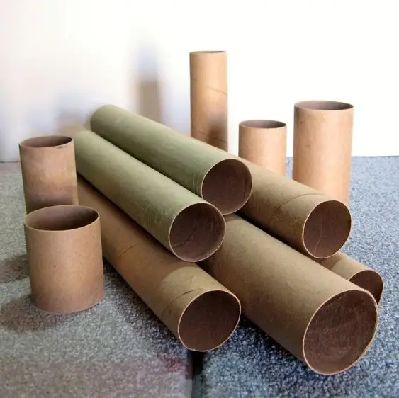 Customized Kraft Paper Tube Cylinder Shape round Pattern Made from Cardboard Plastic for Craft Use Cheap Price from Vietnam
