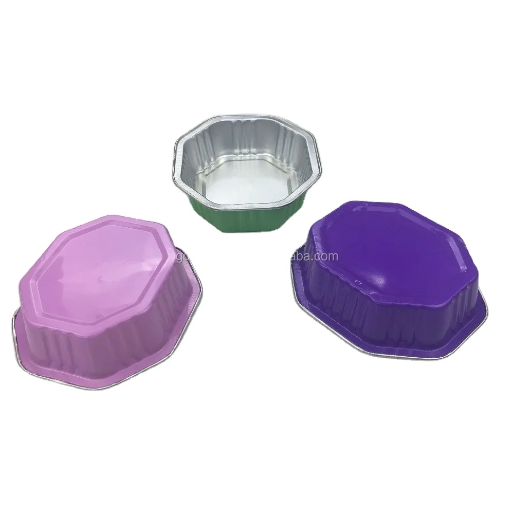 Manufacturer high specification color bakery 100ml food packaging aluminum foil container