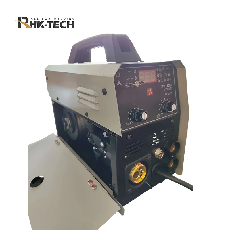 RHKTECH 2022 New  Portable Multifunctional 3in1 Automatic Digital Display 1KG Welding Wire MMA TIG MIG Welding Machines For Sale