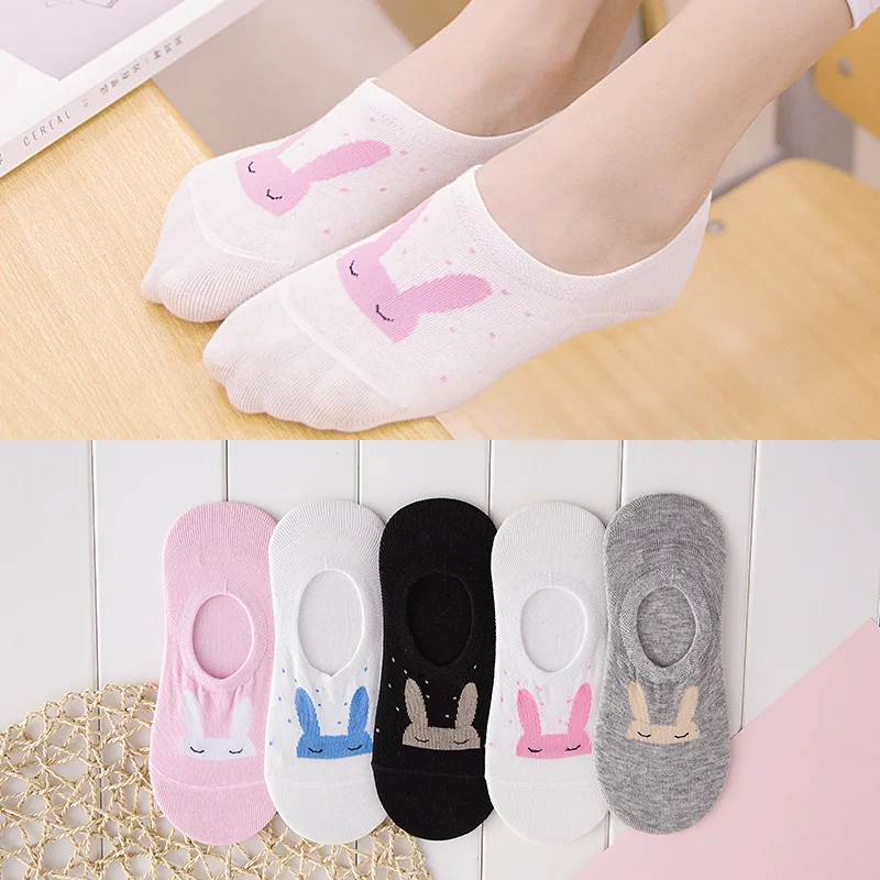 Uron Cotton Short Socks Plain Hosiery Athletic Resistant Soft Low Cut Ankle Women Socks