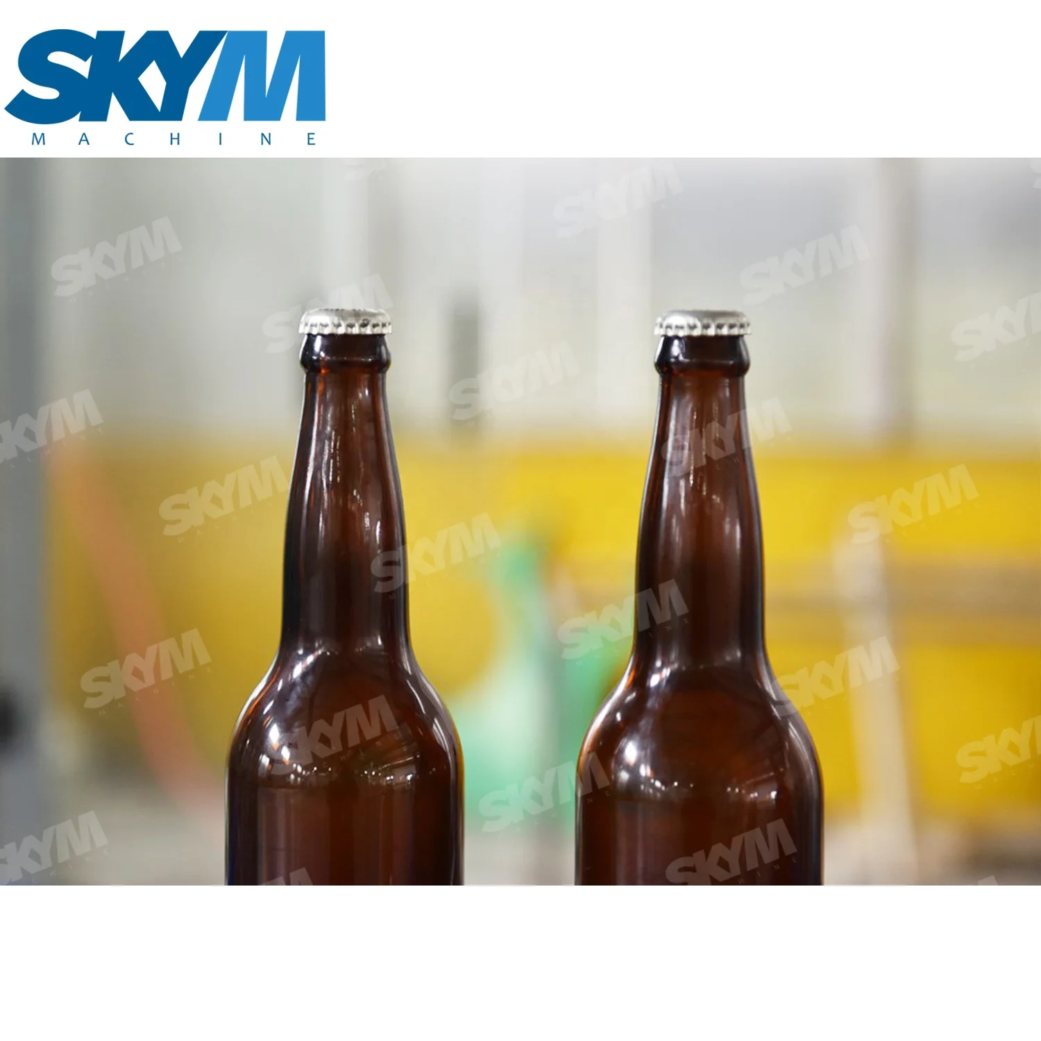 Complete glass bottle beer carbonated drink liquid filling machine