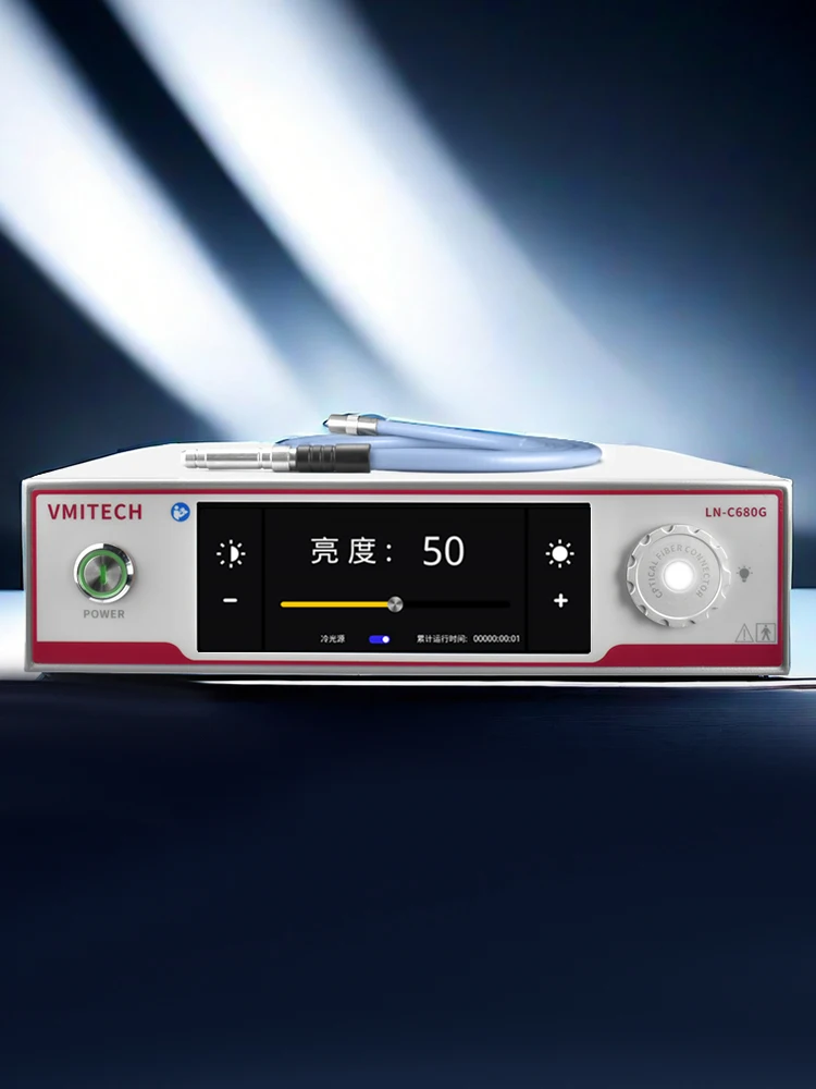New 60W Portable Industrial Inspection Cold LED Light with Optical Fiber Pipe for Endoscope