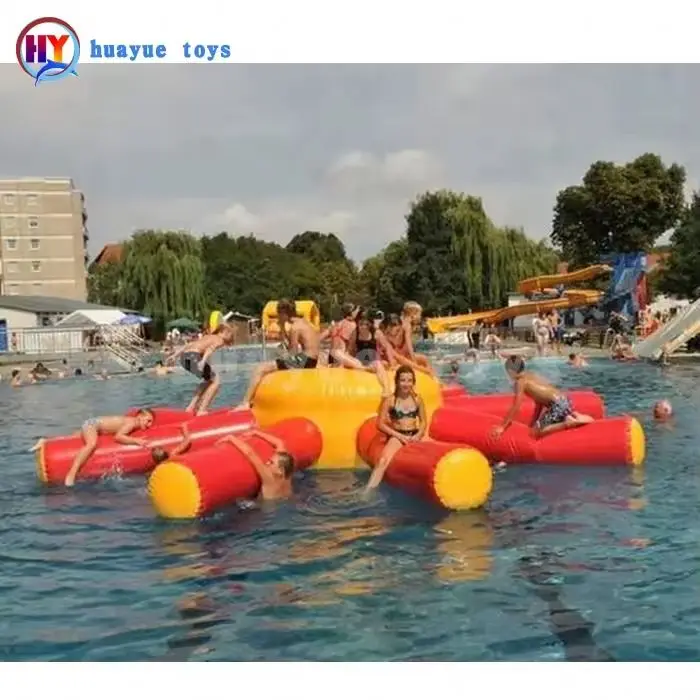 HUAYUE Best Price Hot Sells Portable Commercial Activity Mobile Factory Price Floating  Climbing Toy Inflatables Octopus Water