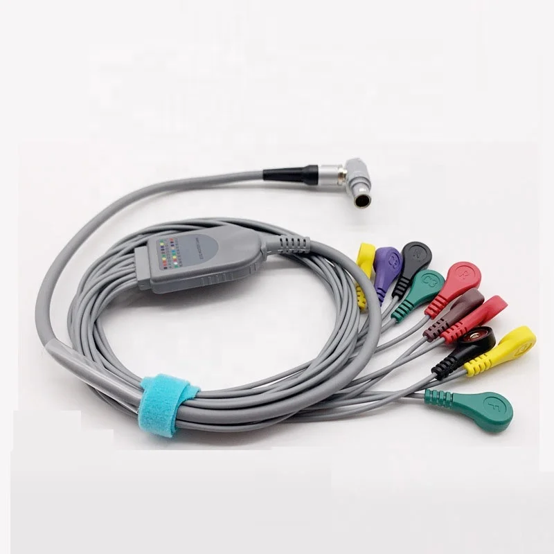Holter ECG кабель 10 Leadwire для GE SEER 12 цифровой