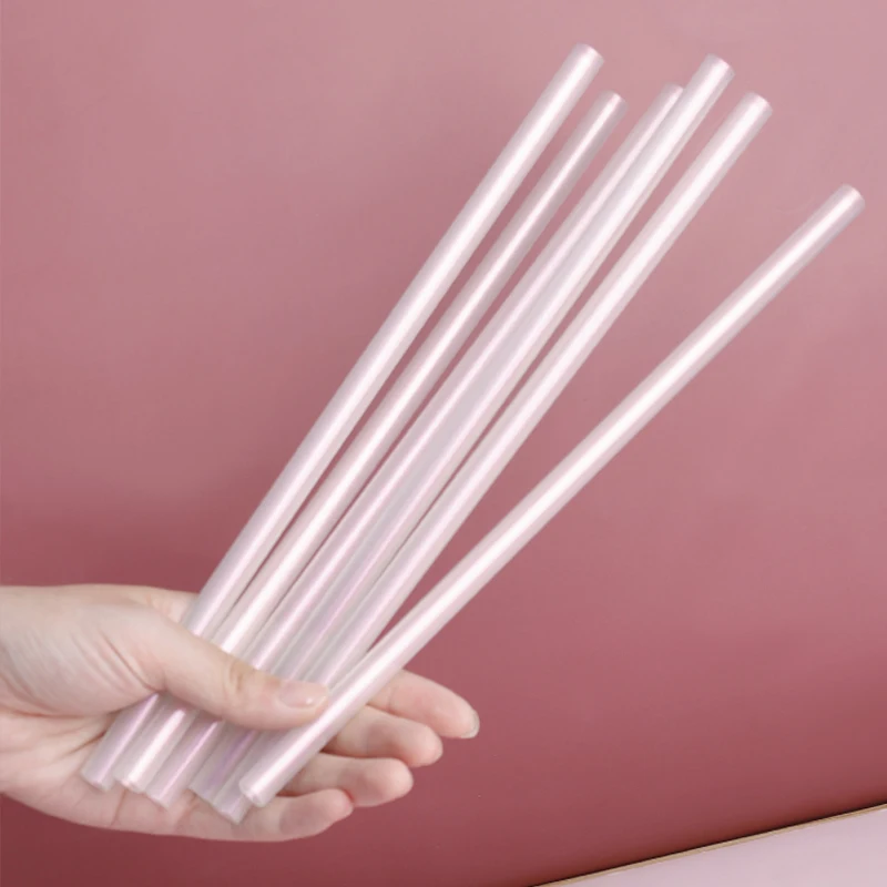 customize reusable phantom bump straw, petg plastic drinking straw magic, plastic cocktail bar straws