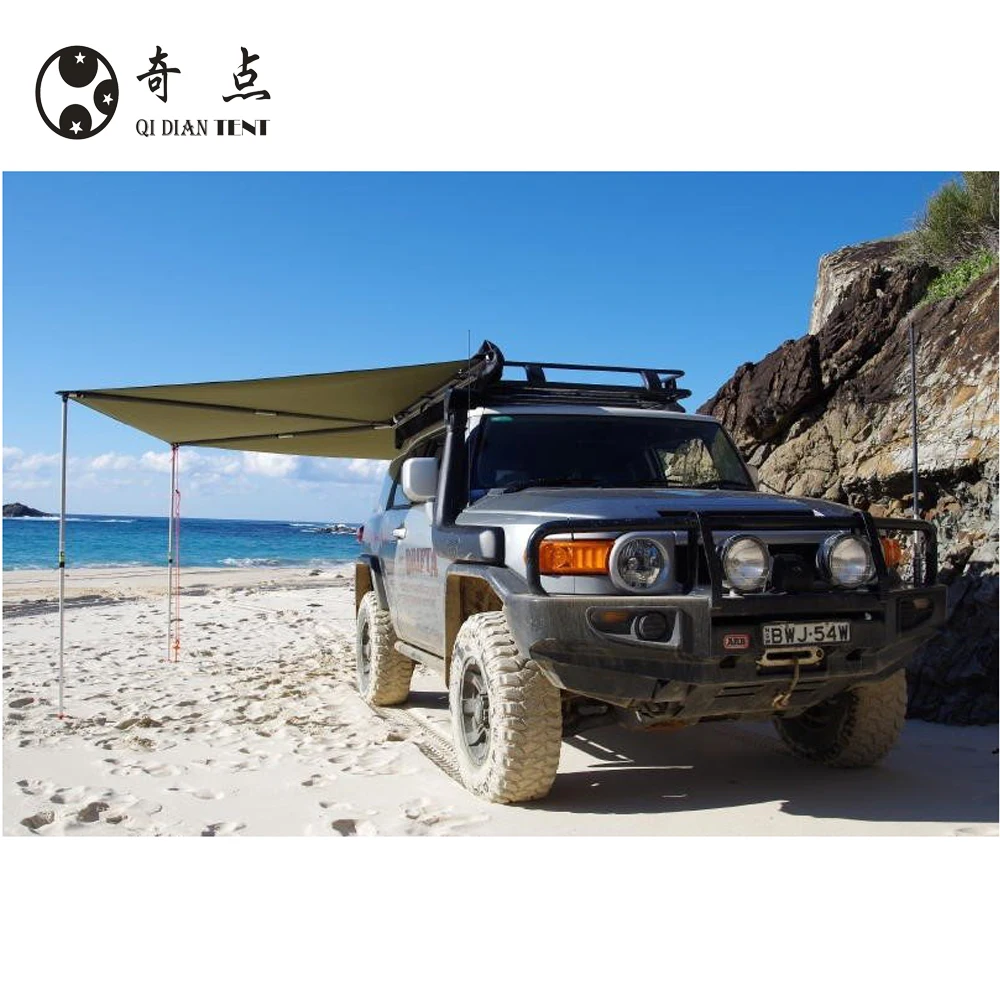 China Factory Manufacturer Supplier RV Car Foxwing Awning Side Tent Wing Awning 2.1m Radius Size Waterproof UV Proctected