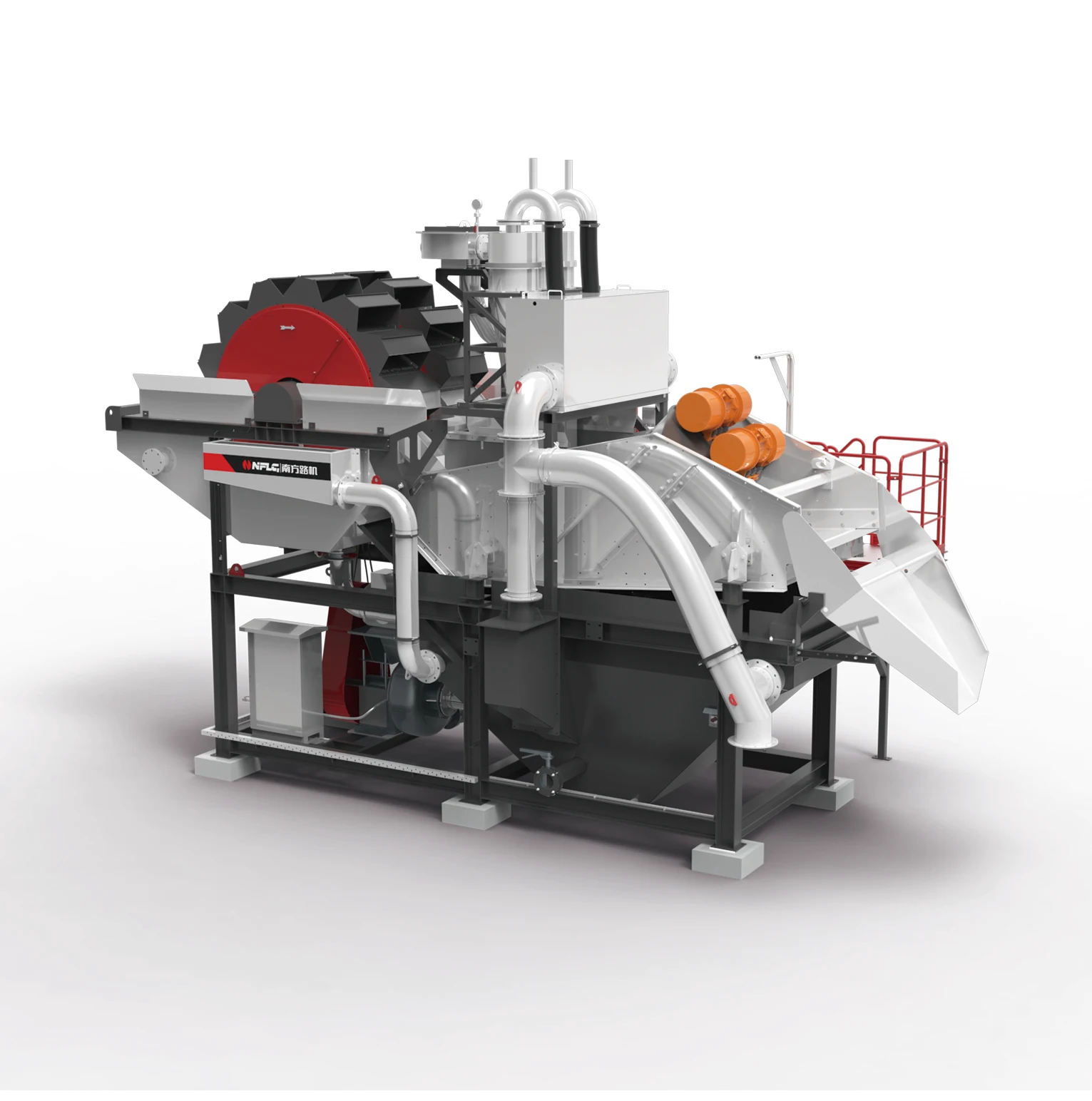 High Quality Clay Sand Cleaning Equipment Soil Quartz Silica Sand And Gravel Wet Washer Machine Sand Washing Plant