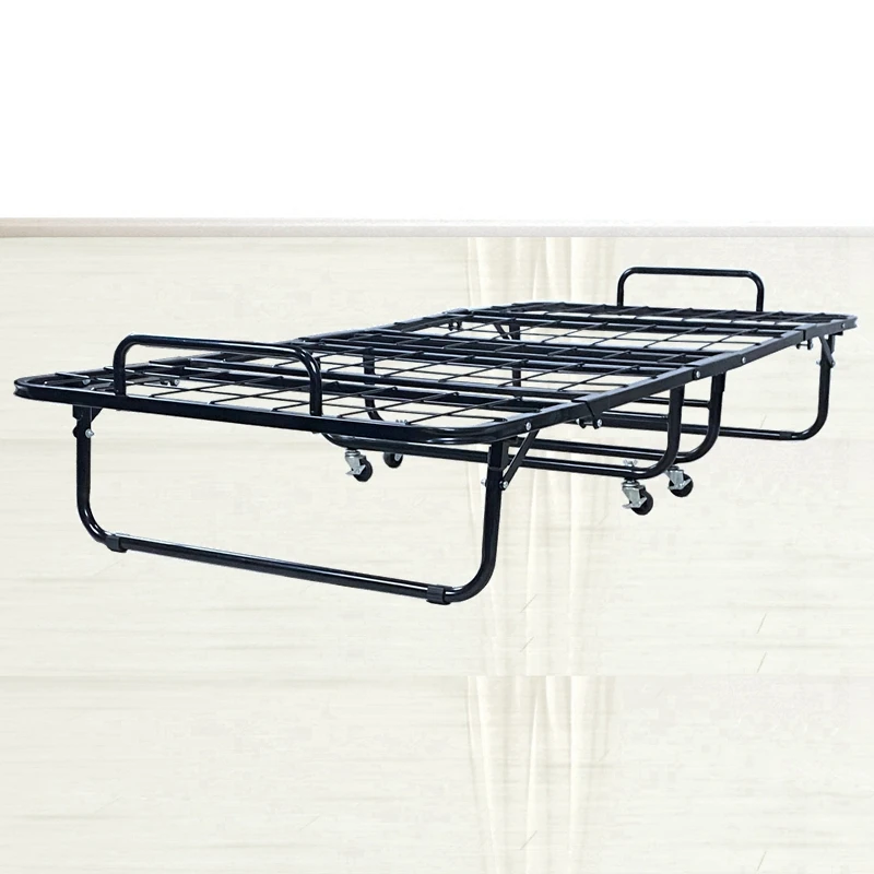 Bedroom Furniture Storage Day Bed with wheels Hotel School Kids Children Folding Bed Supplier Wholesale