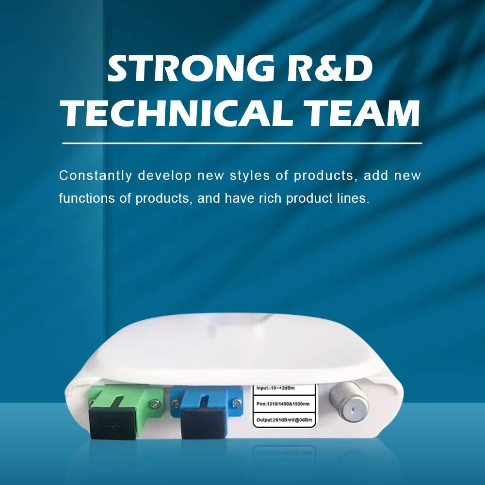 WS-OR19P Mini Size Indoor Passive FTTH CATV Optical Receiver with FWDM