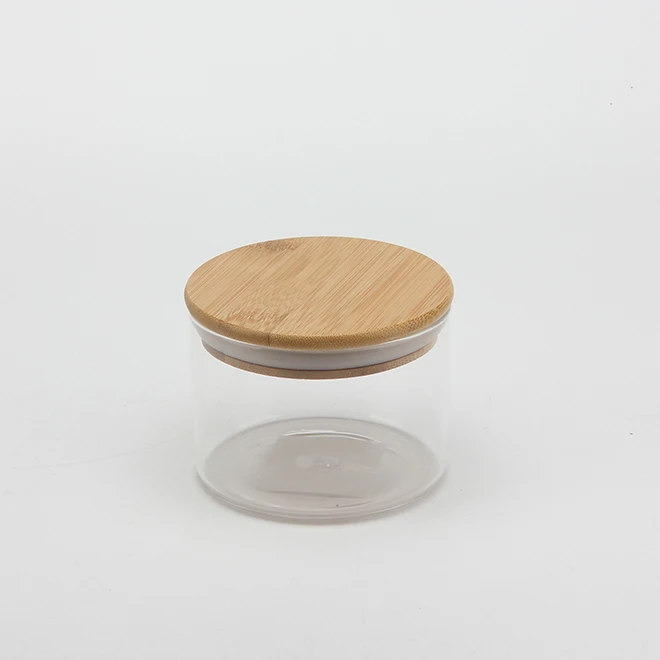 Factory supply food Grade Sealed storage honey candy caviar jam bottles glass jar