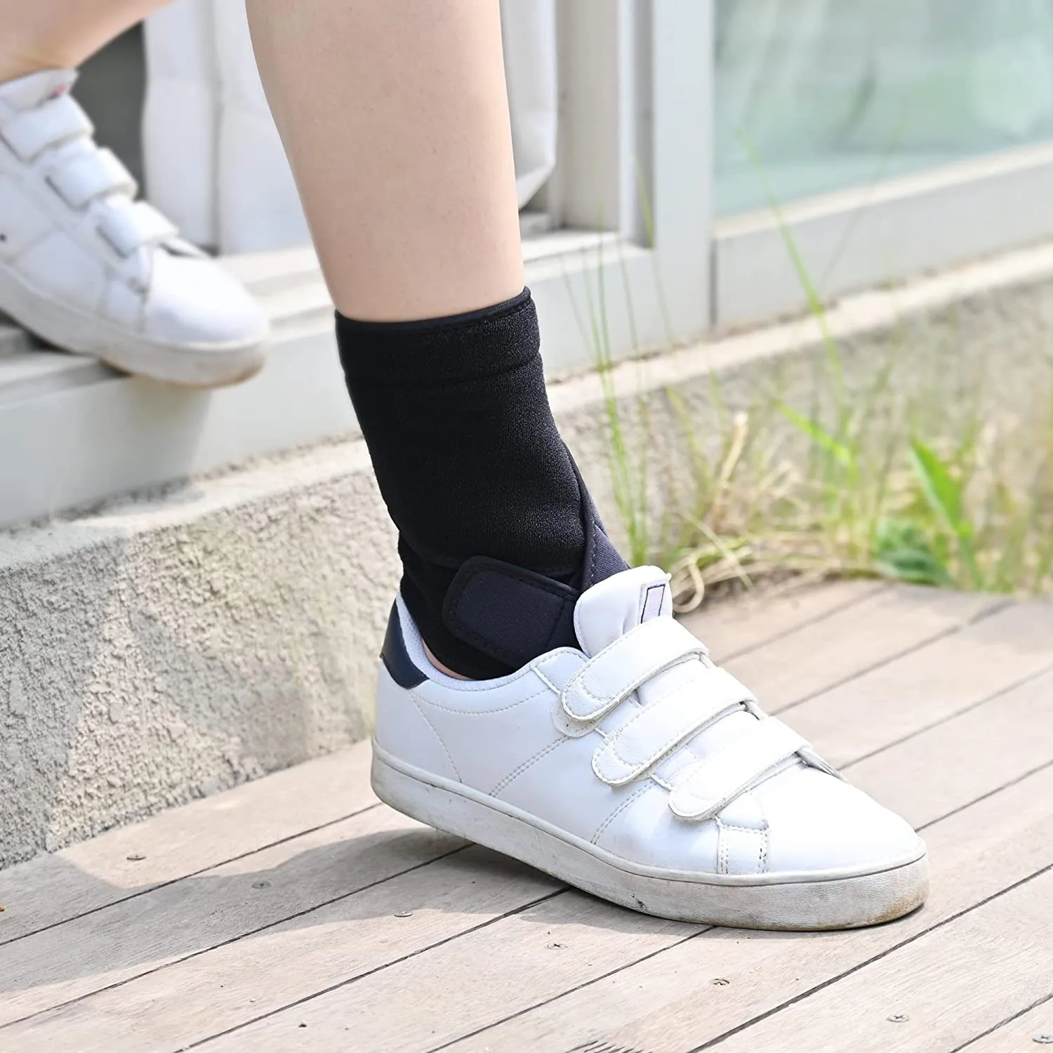 Adjustable Bandage Compression Ankle Foot Orthosis Support Professional Sports Running Ankle Support