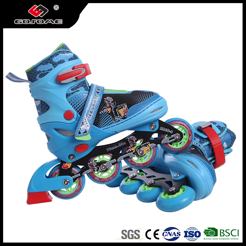 customizable retractable sizes durable inline and roller skate for kids