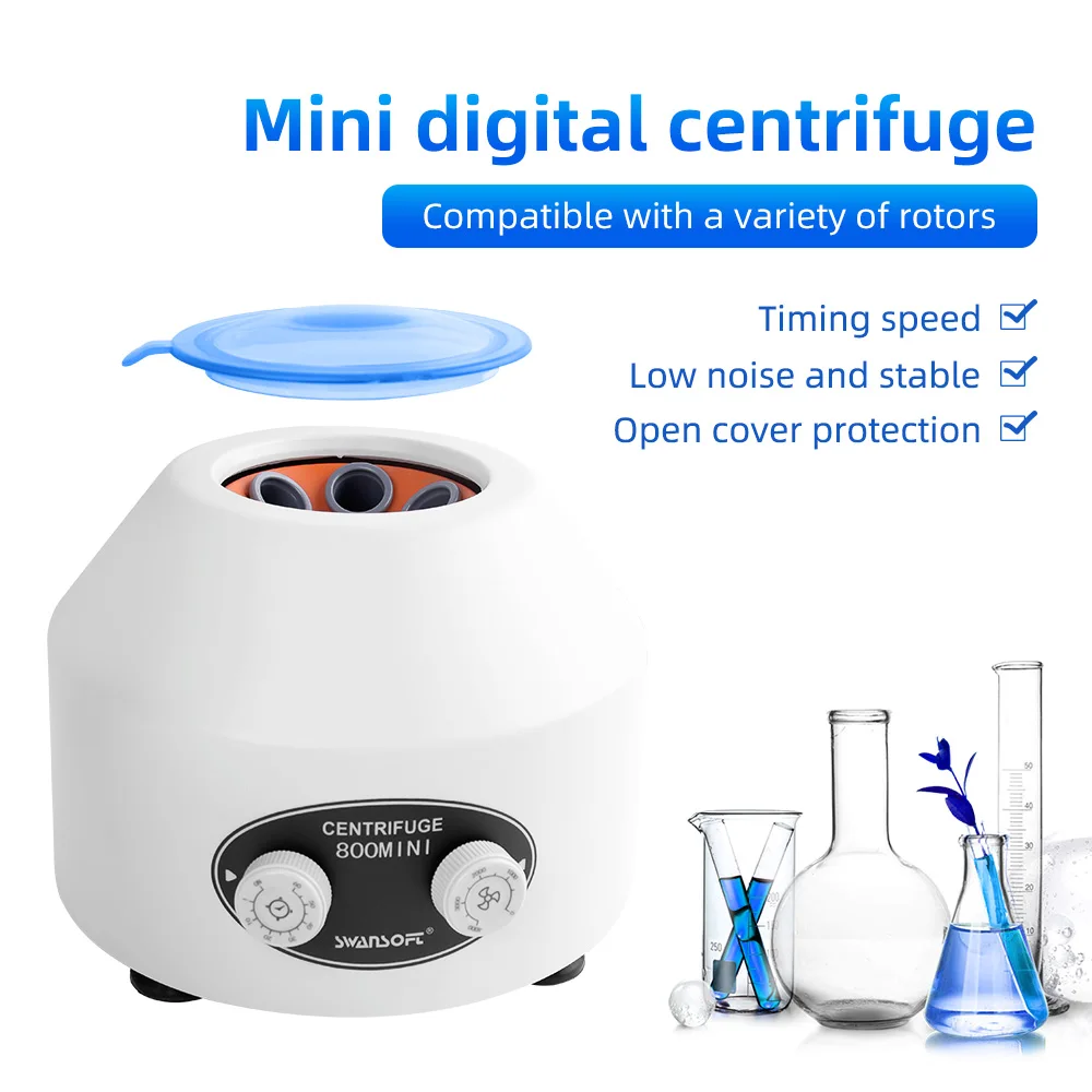 Swansoft Manufacturer Provides Milk White 4000rpm  Prp Micro Laboratory Centrifuge Machine