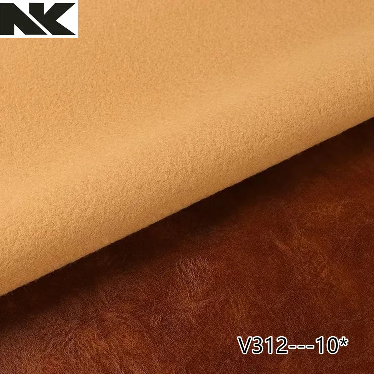 V312  1.2mm Crazy Horse Two Colors Tone Semi - PU Synthetic Leather for brief cases ,  handbags , shoes,sofas