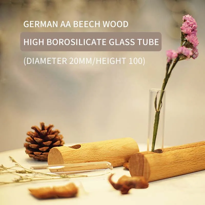 Creative ins Wooden vase arrangement flower dried flower table decoration