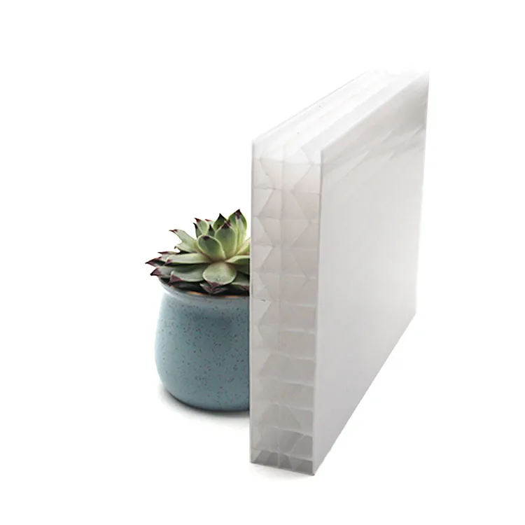 milky white 25mm multi layer polycarbonate sheet for indoor partition