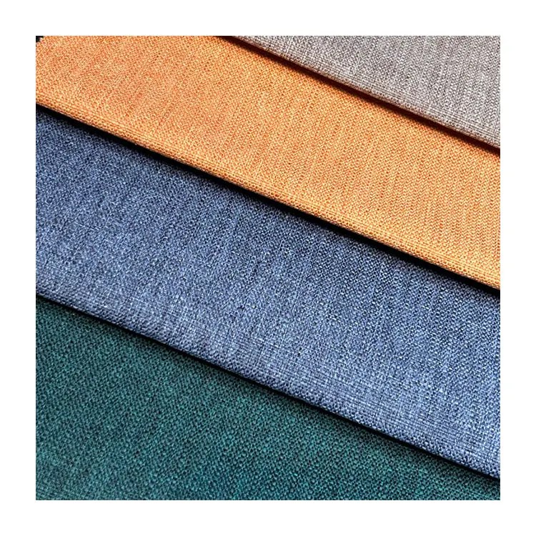 2174-150 Лен для дома полиэстер поддельная льняная занавеска ткань