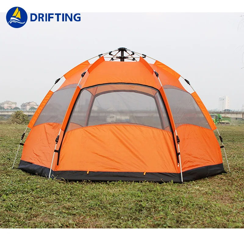 
Comfortable Portable Waterproof Folding Permanent Outdoor Camping Canopy Canvas Safari Tents For 1-2 People 