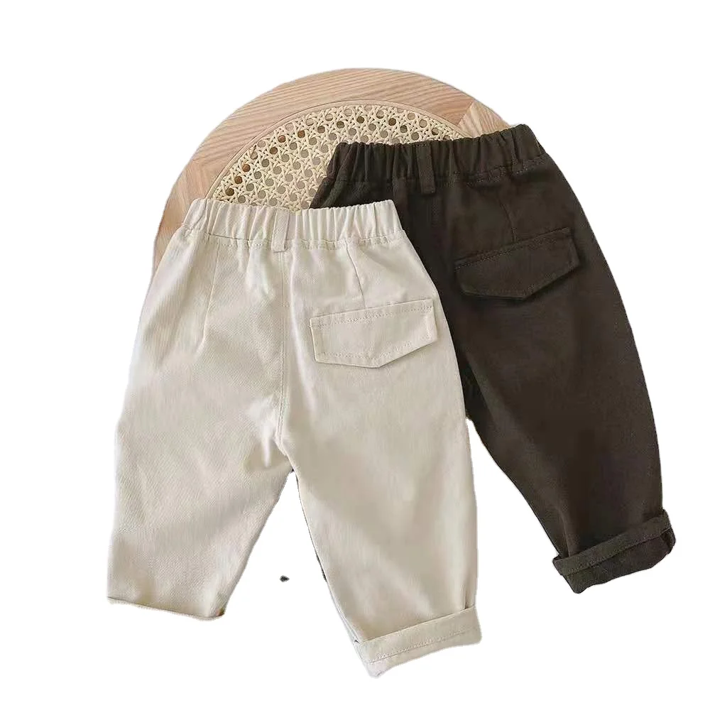 2021 новый корейский вариант однотонной расцветки, модные детские штаны