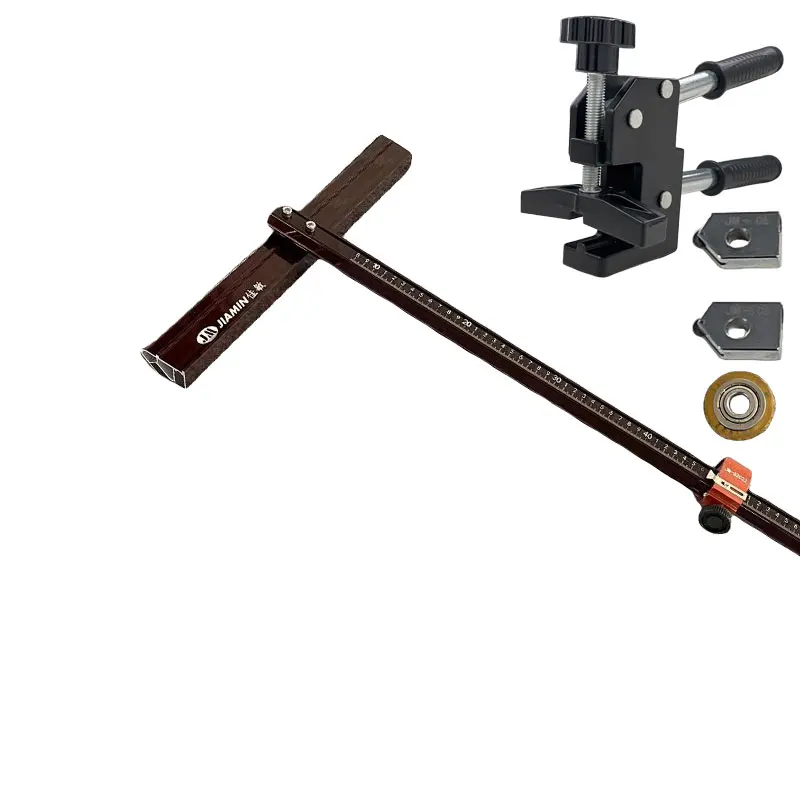 JM-G2022 высокоточный портативный Т-образный нож для резки стекла и плитки и каменных плит с длиной стержня 60 см/90 см/120 см