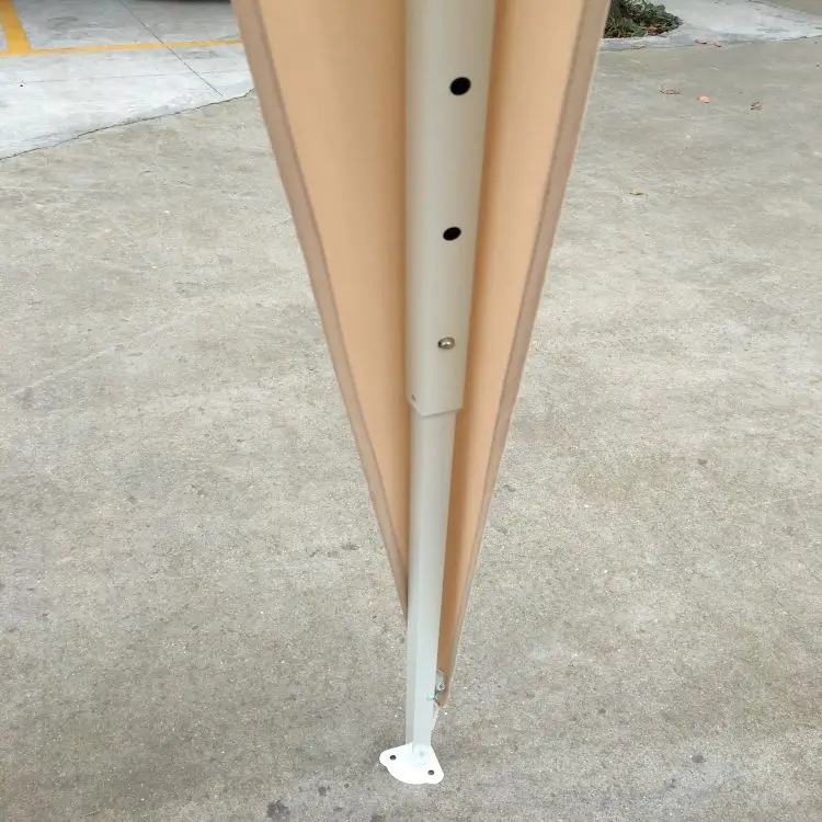 10FT x10FT Folding metal square tube gazebo with sidewalls or mosquito net